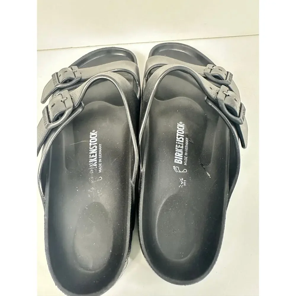 Birkenstock Arizona 44 Mens 11 Slip On EVA Sandals Slides Black Water Shoes